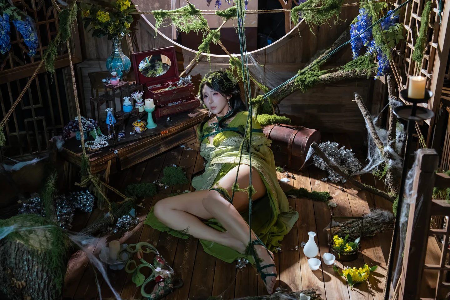 云溪溪 - &奶桃桃 苔缚 [93P,1V-3.38GB] tg@simisebaisi 【丝足阁】009.webp